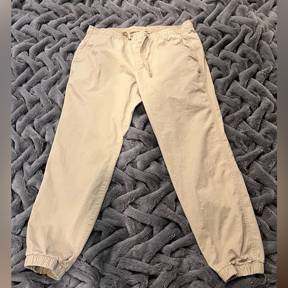 Gap beige twill joggers size large - Picture 4 of 9